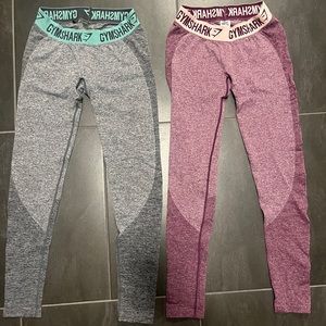Gymshark Flex High Waisted Leggings Size M - Two Pairs - FREE SHIPPING